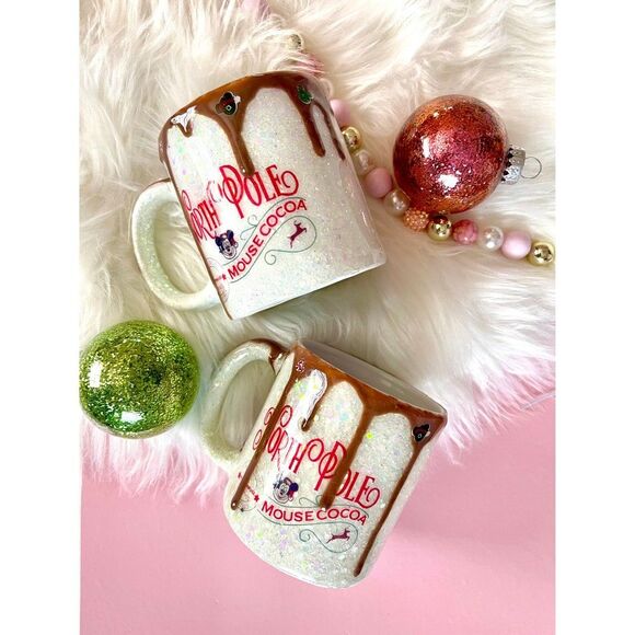 NWOT Custom Holiday Mug Sz 12 oz White/Brown READY TO SHIP - Picture 1 of 2